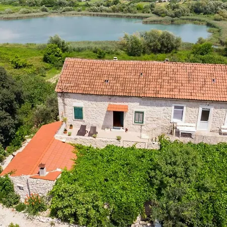 Traditional Croatian Stone House Ploce (Dubrovnik-Neretva)